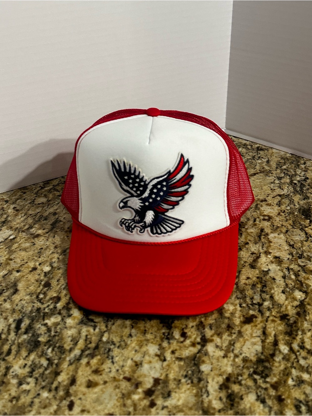 OTTO Red Trucker Hat with American Eagle 🇺🇸🇺🇸